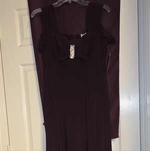 Elegant Purple Evening Gown